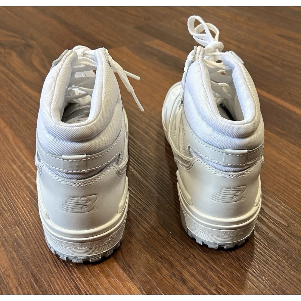 New Balance 650R All White Mens 10.5 High-Top Sneakers Ortholite Insoles New - Picture 4 of 14